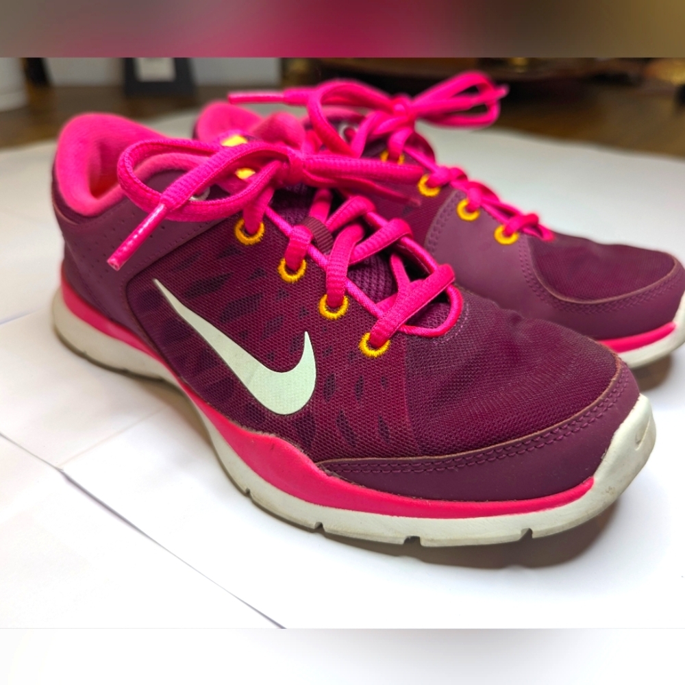 Nike Womens Flex Trainer 3 580374-603 Purple Running Hike Shoes Sneakers Size 6